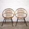 Mid-Century Bamboo and Metal Chair from Rohe Noordwolde, 1960s, Set of 2 3