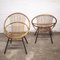 Mid-Century Stuhl aus Bambus & Metall von Rohe Noordwolde, 1960er, 2er Set 12
