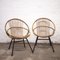 Mid-Century Bamboo and Metal Chair from Rohe Noordwolde, 1960s, Set of 2, Image 1