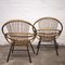 Mid-Century Bamboo and Metal Chair from Rohe Noordwolde, 1960s, Set of 2, Image 11