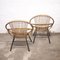 Mid-Century Bamboo and Metal Chair from Rohe Noordwolde, 1960s, Set of 2 9
