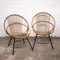 Mid-Century Bamboo and Metal Chair from Rohe Noordwolde, 1960s, Set of 2 2