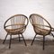 Mid-Century Bamboo and Metal Chair from Rohe Noordwolde, 1960s, Set of 2 10