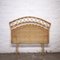 Vintage Single Bamboo and Cane Headboard, 1970s 2