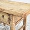 Vintage Elm Console Table with Drawers 4