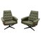 Leather Swivel Armchairs from Up Zavody, 1970s, Set of 2 1
