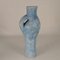 Tall Dutch Sculptural Vases in Blue by Schalling, 1950s, Set of 2 7
