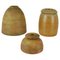 Mobach Studio Pottery Vases in Beehive Shape, 1970s, Set of 3 1