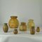 Bulbous Studio Ceramic Vases in Earth Tones by Piet Knepper, 1970s, Set of 7 2