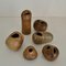 Studio Ceramic Pebble Vases in Earth Tones by Jaan Mobach, 1967, Set of 13, Image 5