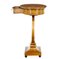 Early 19th Century Empire Birch Lyre Form Side Table, Image 8