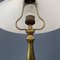Brass Table Lamp with Opaline Glass Shade, Image 7