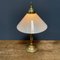 Brass Table Lamp with Opaline Glass Shade, Image 15