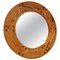 Swedish Wall Mirror in Pine by Uno Kristiansson, 1960s 1