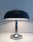 Lamp in Chrome and Black Lacquered Metal, 1950s 4