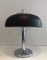 Lamp in Chrome and Black Lacquered Metal, 1950s, Image 1