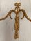 Antique French Louis XV Style Brass Gilt Rams Head Wall Sconce Candleholders, Set of 2, Image 5