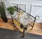 Midcentury Brass and Glass Two-Tier Bar Cart by Milo Baughman, Italy, 1970s 5