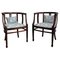 20th Century Italian Carved Wood Armchairs, 1940s, Set of 2 1