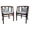 20th Century Italian Carved Wood Armchairs, 1940s, Set of 2, Image 1