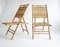 Italian Foldable Chairs in Bamboo and Rattan, 1970s, Set of 2, Image 3