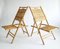 Italian Foldable Chairs in Bamboo and Rattan, 1970s, Set of 2 4