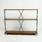 Mid-Century Italian Walnut and Blackened Steel Bookcase or Rack attributed to Isa Bergamo, 1950s, Image 11