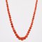 Halskette aus 18 Karat Gelbgold mit natürlichen Korallen & Perlen, 20. Jh. 4