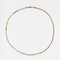 20th Century 18 Karat Yellow Gold Flat Mesh Chain Necklace 3