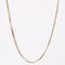 20th Century 18 Karat Yellow Gold Flat Mesh Chain Necklace 5