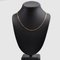 20th Century 18 Karat Yellow Gold Flat Mesh Chain Necklace 6