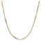 20th Century 18 Karat Yellow Gold Flat Mesh Chain Necklace 1