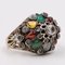 Vintage 10k Yellow Gold Ring with Multi Colored Stones, Image 3