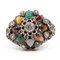 Vintage 10k Yellow Gold Ring with Multi Colored Stones 1
