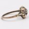 Vintage Two-Tone Gold Solitaire Ring with 0.15ct Diamond, 40s, 1940s 4