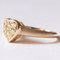 Herzförmiger Vintage Peridot Ring aus 9 Karat Gelbgold, 1980er 3