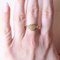 Herzförmiger Vintage Peridot Ring aus 9 Karat Gelbgold, 1980er 10