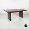 Italian Modern Dining Room Table, Chairs & Bench in Wood, 1980s, Set of 5, Image 15