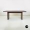 Italian Modern Dining Room Table, Chairs & Bench in Wood, 1980s, Set of 5 16