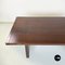 Italian Modern Dining Room Table, Chairs & Bench in Wood, 1980s, Set of 5 18