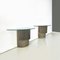 Italian Modern Glass and Cast Iron Consoles attributed to Offredi for Saporiti, 1970s, Set of 2, Image 3