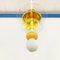 Lampada da soffitto Firenze moderna in vetro attribuita a Ettore Sottsass per Venini, Italia, anni '90, Immagine 3