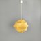 Mid-Century Italian Modern Cocoon Ceiling Light in White Metal, 1960s, Image 3