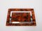 Italian Tortoiseshell-Effect Acrylic Glass and Chrome Serving Tray by Christian Dior, 1970s, Image 11
