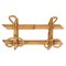 Mid-Century Italian Coat Rack Stand in Rattan and Bamboo, 1960s 1