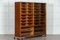 English Glazed Oak Haberdashery Cabinet 5