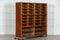 English Glazed Oak Haberdashery Cabinet 4