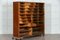 English Glazed Oak Haberdashery Cabinet 6