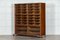 English Glazed Oak Haberdashery Cabinet 2