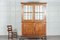 Large 19th Century Glazed Oak Bookcase Cabinet, 1870s 4